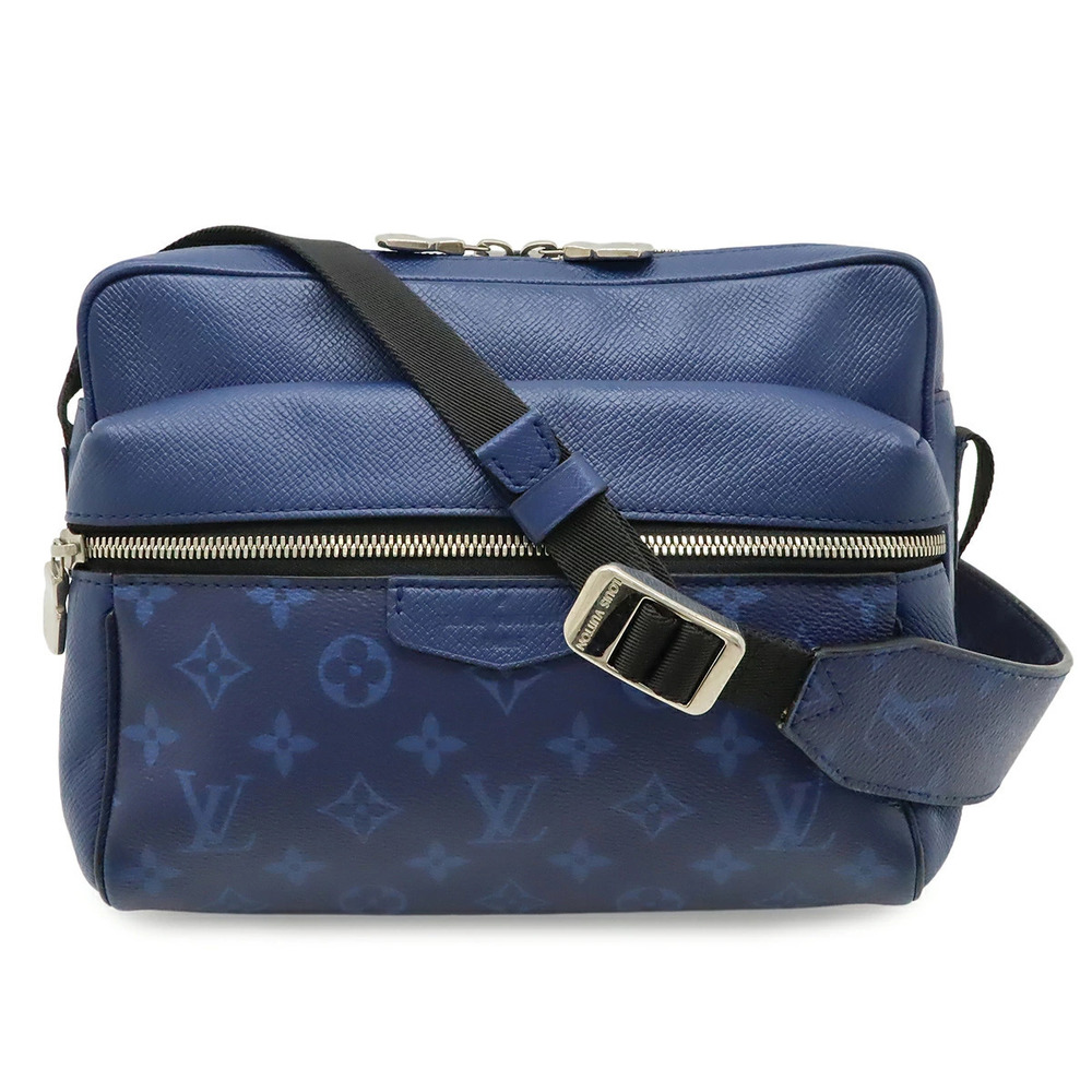 LOUIS VUITTON Taigarama Outdoor Messenger Crossbody Bag Cobalt Blue